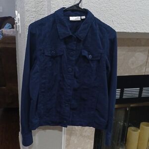 Belle by Kim Gravel Deep Blue Jean Jacket